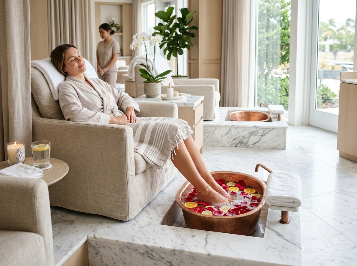 Luxury Rose Pedicure Spa