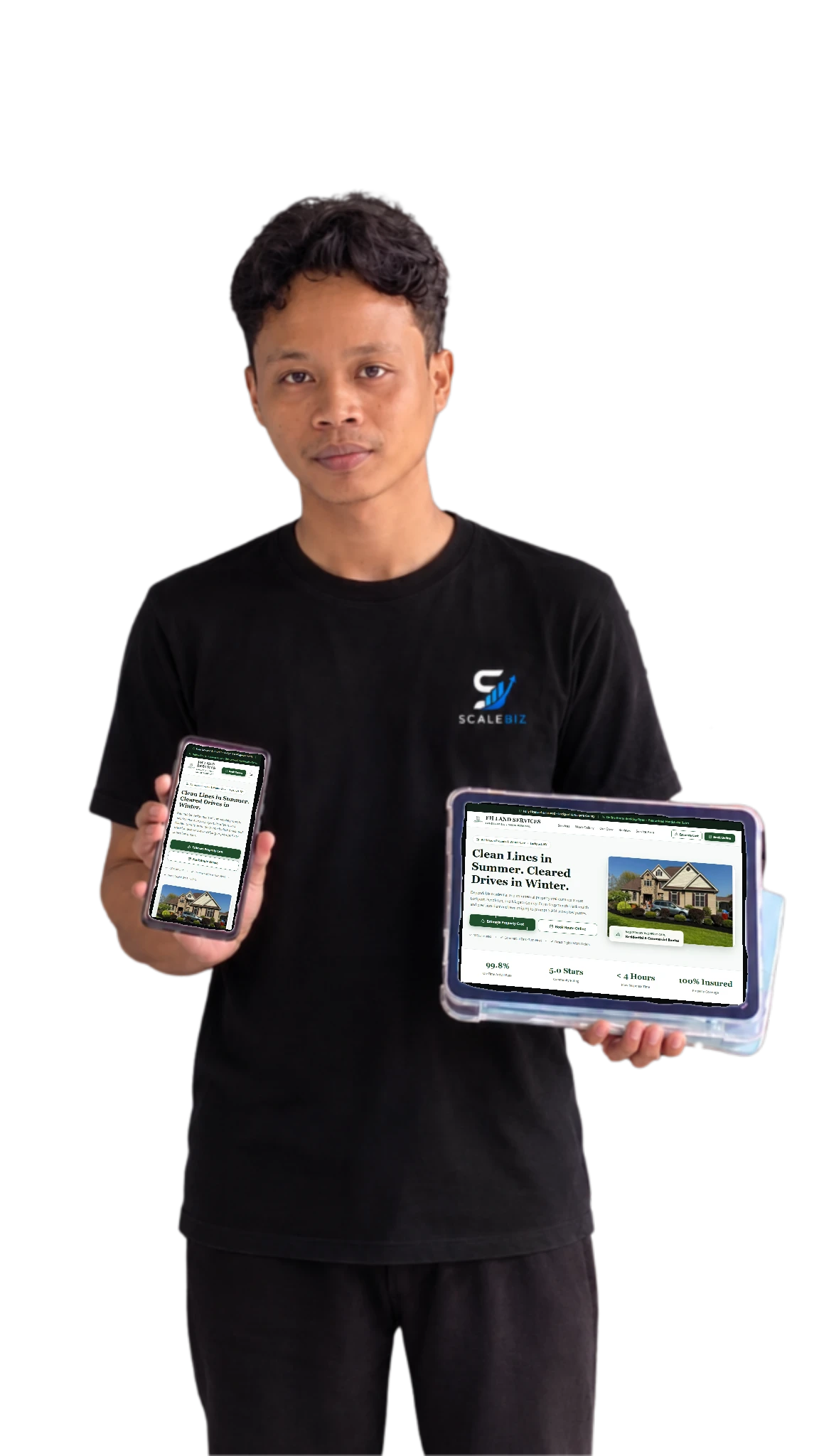 Scalebiz - Custom Web Architecture (F.H. Land Services)